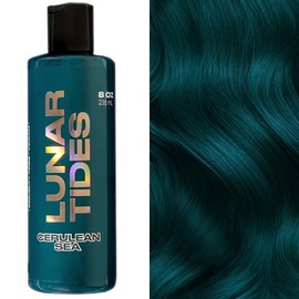 Lunar Tides Semi-Permanent Hair Color (43 colors) (Cerulean Sea, 8 fl. oz.)