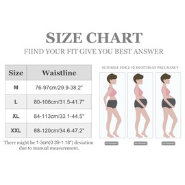 FEOYA Maternity Underwear Over Bump Plus Size Cotton Pregnancy Panties High Waist Postpartum Support Briefs