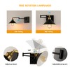 Bedside Wall Mount Light with Dimmable Switch and Outlet, Swing