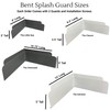 Eagle 1 Rain Gutter Valley Splash Guards, Straight or Bent