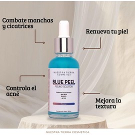 Peeling AHA 30% + BHA 2% Blue Peel Combate manchas y acné