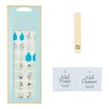 ZINIPIN FA00249 Foot Nail Seal Clear Lame Ocean