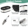 Lawn Mower Air Filter with Spark Plug, Air Filter Lawn
