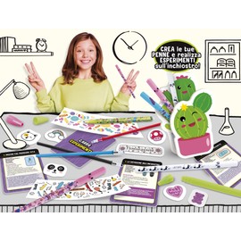 Lisciani Giochi I'm a Genius Erasable Pen Laboratory: Scientific Kit - Chemistry - Creativity - Observation - Fine Motor Skills - Children from 8 Years