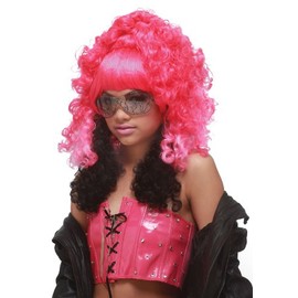 California Costumes Women's Rap Princess Wig Costume Accessory Neon Pink