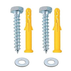 M10x50mm Heavy Duty Wall Plugs Tv Wall Bracket Screws for Fixing Aerial Mast Sky Dishes TV Mount Brackets 2 Pcs