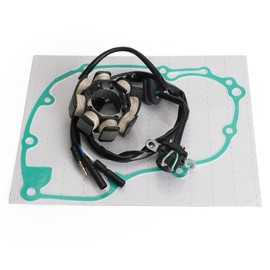 Artudatech Magneto Stator Coil Generator with Gasket Fits for Honda CRF 450 R CRF450R 2004 31120-MEN-003, 11395-MEB-670