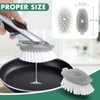 4 Pack Dish Brush Refills, Dish Brush Replacement Head for