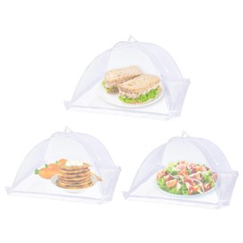 3 Stück Fliegenhaube, 12"Abdeckhaube für Essen Lebensmittel Abdeckung Zelt obsthaube Kuchenabdeckung Abdeckung für Essen Lebensmittel Grill Partys Buffets Camping, Insektenschutz für Outdoor