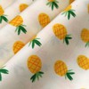 Qililandiy 100% Cotton Pineapple Print Cotton Fabric Quilting Fat Quarter
