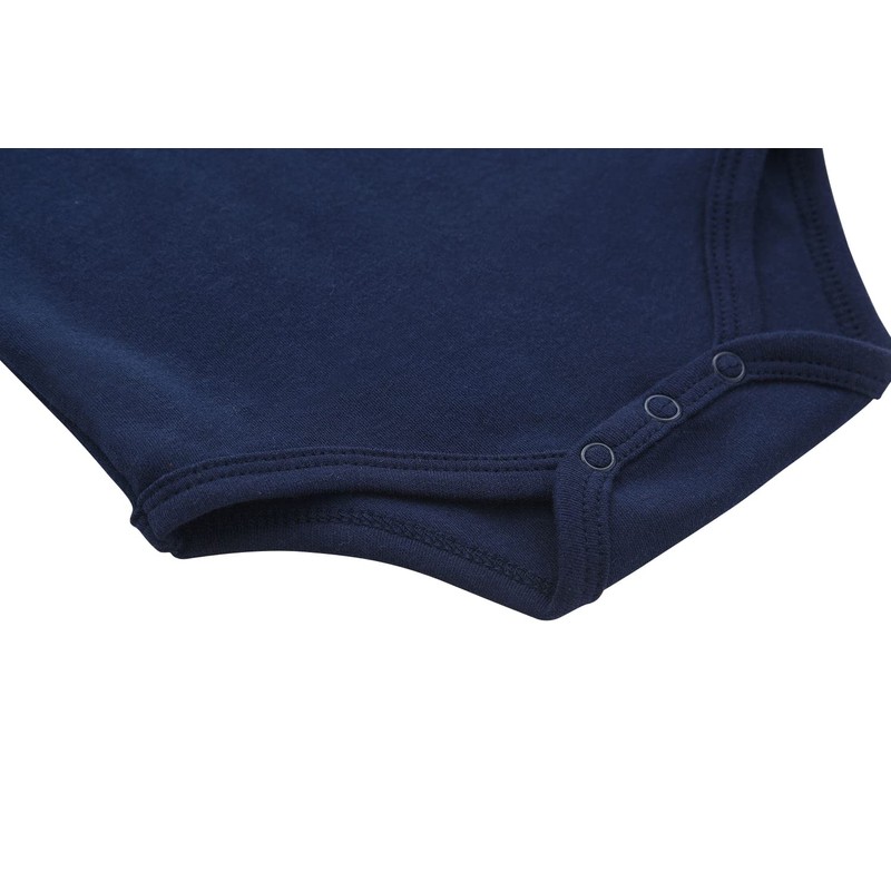 Biniduckling Baby Girls' Body 3-Pack Long-Sleeved Plain -
