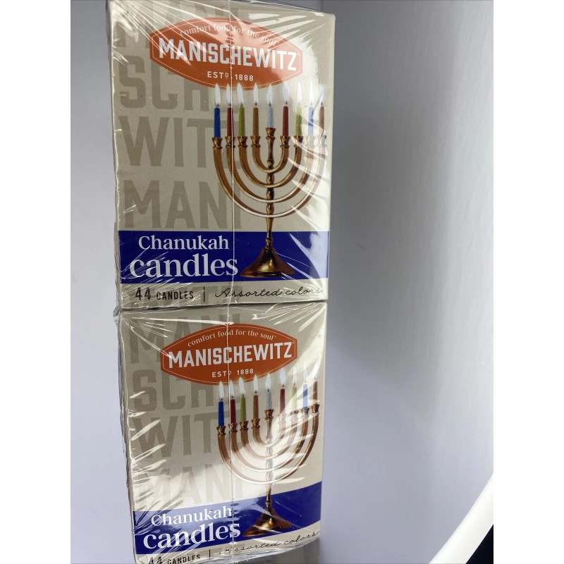 Manischewitz 2 Ct Manischewitz Chanukah Candles Colorful 2 Packs 88