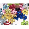 100 Pcs Deco Parts Flower 10mm Bling Rhinestone Nail Flower