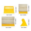 Cayway 5 PCS Screen Printing Squeegees, Durable, Abrasion-Resistant, Water- and