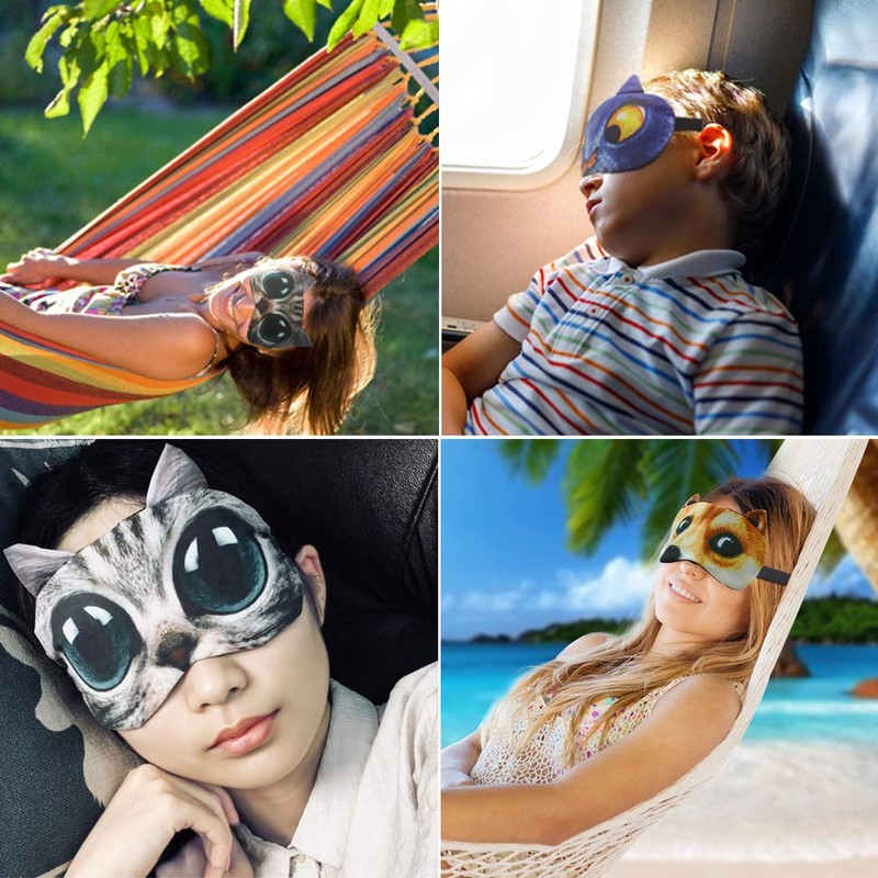 Sleep Mask for Kids Boys Girls Tphon Funny Blindfolds Soft