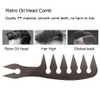 Peine para el Cabello con Aceite, 6 Tipos, Peine Portátil