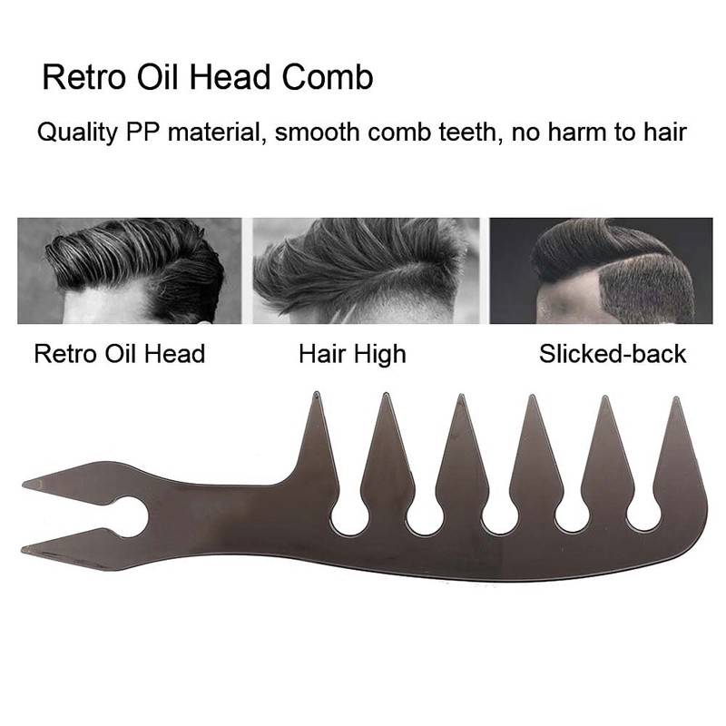 Peine para el Cabello con Aceite, 6 Tipos, Peine Portátil