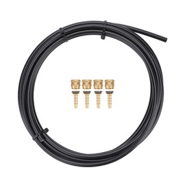 BOROCO Brake Cable Bicycle Set, 3 m Bicycle Brake Cable with Connector Accessories, Universal Brake Hose Set with Nylon Coating Hydraulic Bicycle Brake Cable for Mountain Bike Road Bike