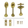 Waki Sangyo Brass Round Ball Screw Lock 30mm VA-186