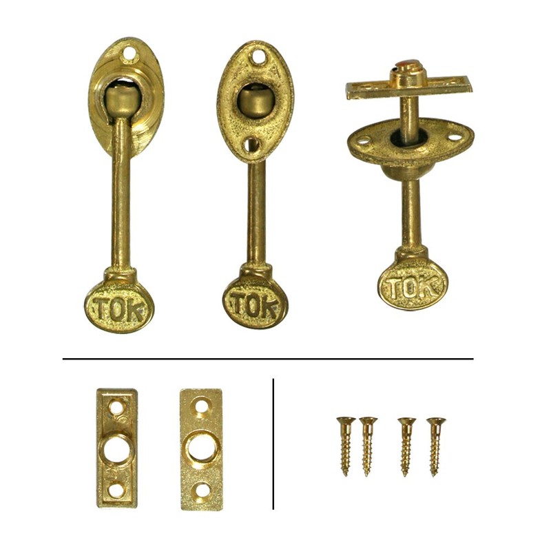 Waki Sangyo Brass Round Ball Screw Lock 30mm VA-186