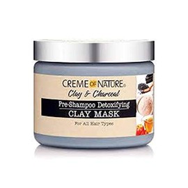 Crema de capa natural y máscara de carbón vegetal 11.5 oz