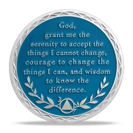 Árbol de la vida de 13 años de sobriedad con medallón AA Alcohólicos, fichas anónimas, regalo de sobriedad para mujeres y hombres en recuperación