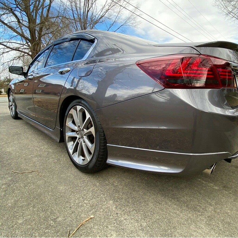 ECOTRIC Rear Side Corner Spats Compatible with 2013-2015 Honda Accord