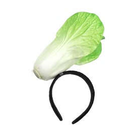 Beaupretty Chinese Cabbage Headband Vegetables Hair Accessories for Fabric Headband Headbands Women Headdress Face Washing Headbands Iron Women's Eggplant Personality