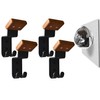Motorcycle Helmet Rack, Heavy Duty Helmet Holder on Wall for