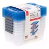 Iris 6 Cajas Organizadoras Almacenamiento Plástico Apilable 12.2l