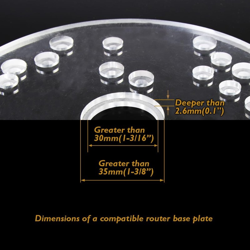 O'SKOOL The template guide adapter insert set made of solid