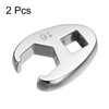 sourcing map 2pcs Drive Crowfoot Wrench 3/8" Drive 16mm Metric