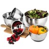 Wildone Mixing Bowls with Airtight Lids, Stainless Steel Nesting Mixing