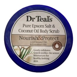 Dr Teals Exfoliante Corporal Sal Pura Y Aceite De Coco 454g                                                                                           