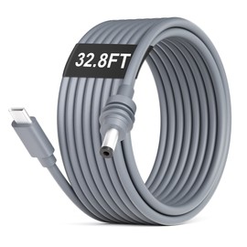 Starlink Mini Power Cable PD 100W Input Type C to DC 20V 5A Cable Cord 32.8FT Starlink Mini USB C to DC Power Cable Work with 100W+ Source 10M Waterproof 18AWG