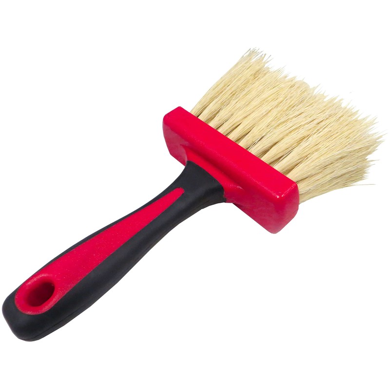 ALLWAY BMTS Heavy-Duty Masonry Brush with Tampico Bristles, 4 1/2″