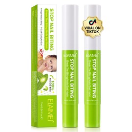 2 PCS Stop Biting Nails for Kids, Nail Biting Prevention&Deterrent for Adults,Natural Bitterness Easy and Quickly Helps Stop Break the Nail Biting Habit with Safe Solution