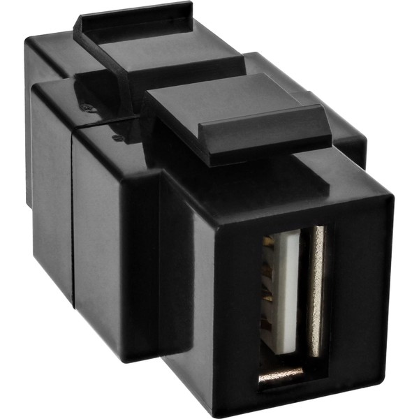 InLine® 76201T USB 2.0 Snap-In – USB A Female to