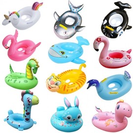 Kids' Animal Water Play Tube, Toddler Inflatable Swim Ring Seat lf2085 Random Mix and Match Style 3ea