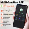 Eseesmart Fingerprint Locker Lock with Code, Combination Padlock Smart Fingerprint