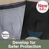 REELINDRY Incontinence Underwear for Men Washable 3.0 oz Absorbent Protective