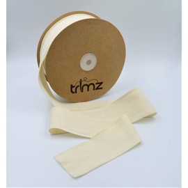 Trimz 100% Cotton Herringbone Tape 50mm x 25m