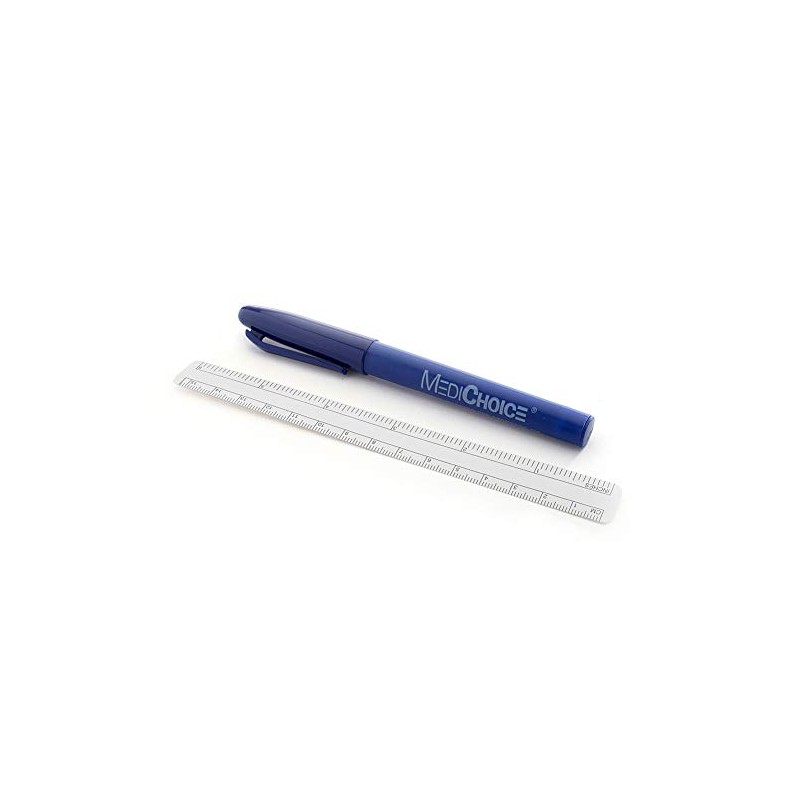MediChoice Skin Marker, w/Ruler, Sterile, 1314077733 (Box of 25)