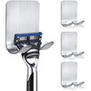 Ganchos Adhesivos para Pared de Acero Inoxidable