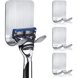 Ganchos Adhesivos para Pared de Acero Inoxidable