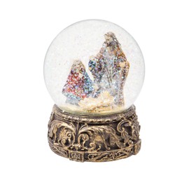 Cypress Home Beautiful Christmas Nativity Scene Water Globe Table Top Décor - 4 x 6 x 4 Inches Indoor/Outdoor Decoration for Homes, Yards and Gardens