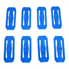 Piezas de repuesto para Total Turbo Take Over Track Set – 60BLM ~ Reemplazo de 8 conectores azules ~ Compatible con muchos modelos