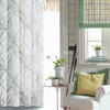 FMFUNCTEX Linen Semi Sheer Curtains for Bedroom, Sage Green White