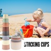 Eruceky Stacking Cup Toy, Stacking Tower with 8 Cups, Stacking