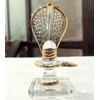 KLEO Glass Shiva Lingam Shiv Ling Idol Murti for Daily